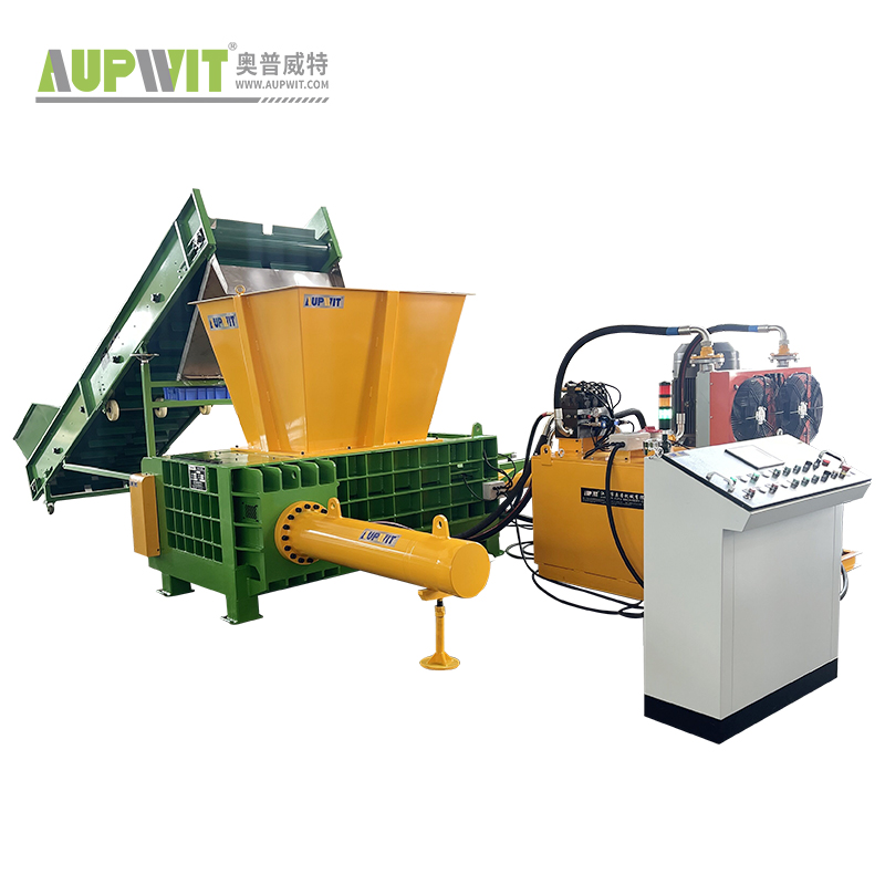 Линия автоматической упаковки цветных металлов и алюминиевых банок в кипы