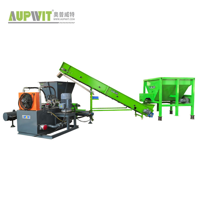 Линия автоматической упаковки цветных металлов и алюминиевых банок в кипы