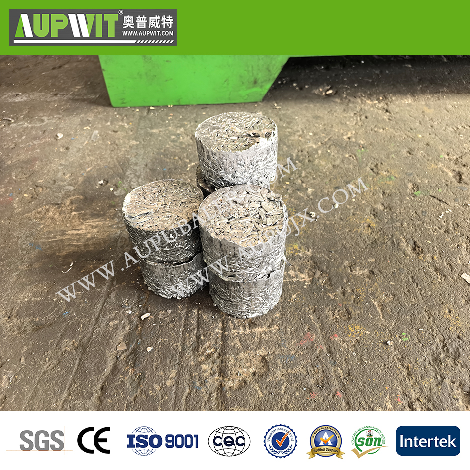 Линия по производству алюминиевой стружки методом измельчения и брикетирования