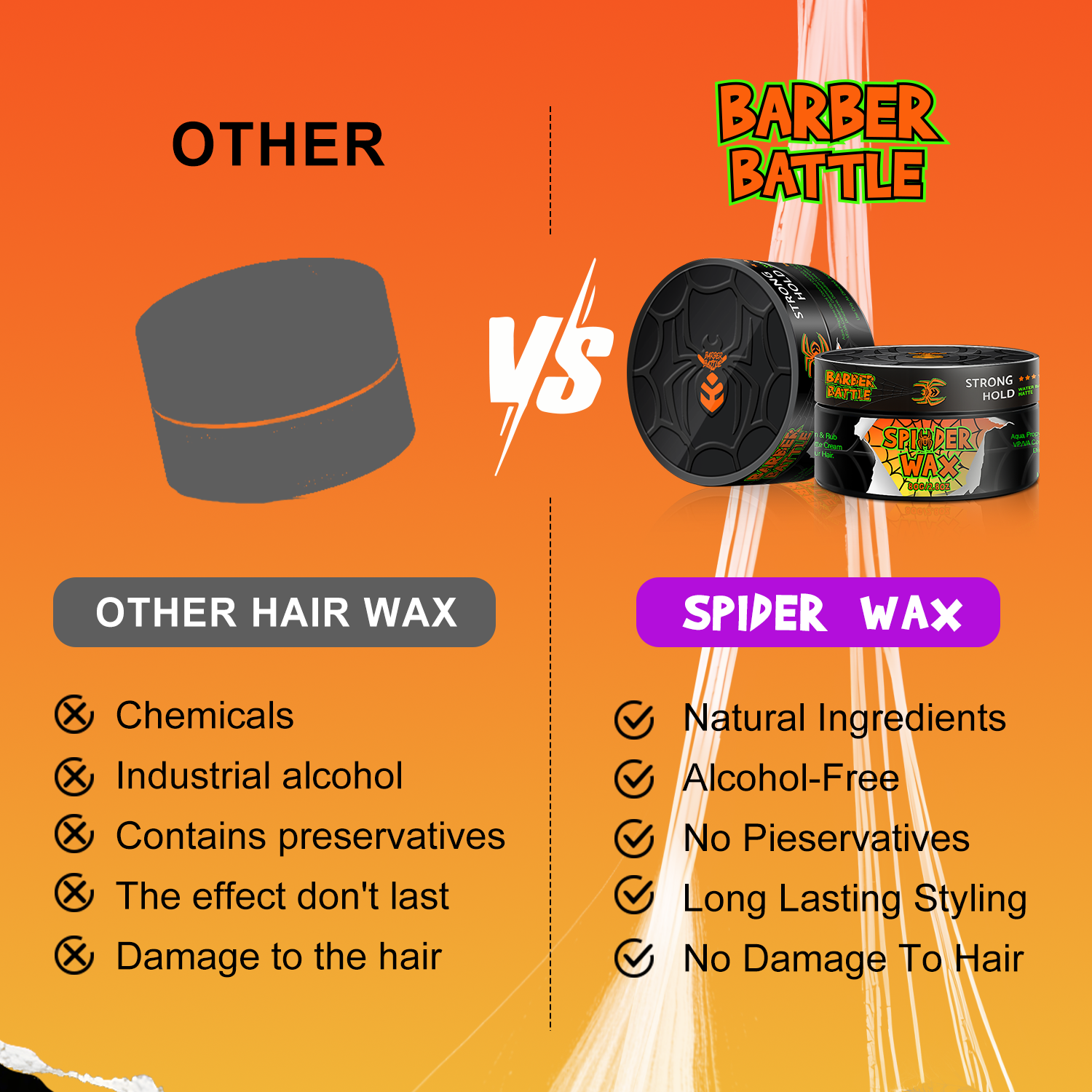 Барбер батл-шпидер-вайс