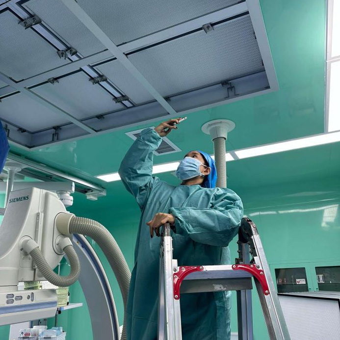 Компания Tongchuang Purification завершила модернизацию фильтра для отделения новорожденных больницы охраны здоровья матери и ребёнка в Тяньцзине . Бесшумная и антибактериальная конструкция защищает здоровье матери и ребёнка.