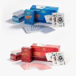 Изысканная упаковка из сигаретной коробки, игральные карты двух колод