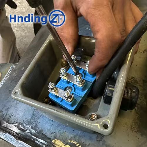 Сборка клеммных коробок и электрические соединения вентиляторов Hengding (Hnding)
