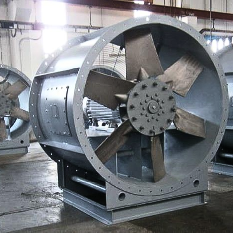 Осевой промышленный вентилятор 1000 мм — мощная вентиляция для промышленных и складских помещений