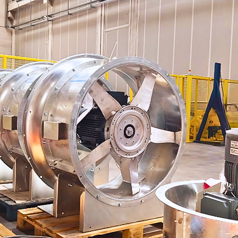 Горизонтальный осевой промышленный вентилятор — как выбрать и где купить надежное оборудование