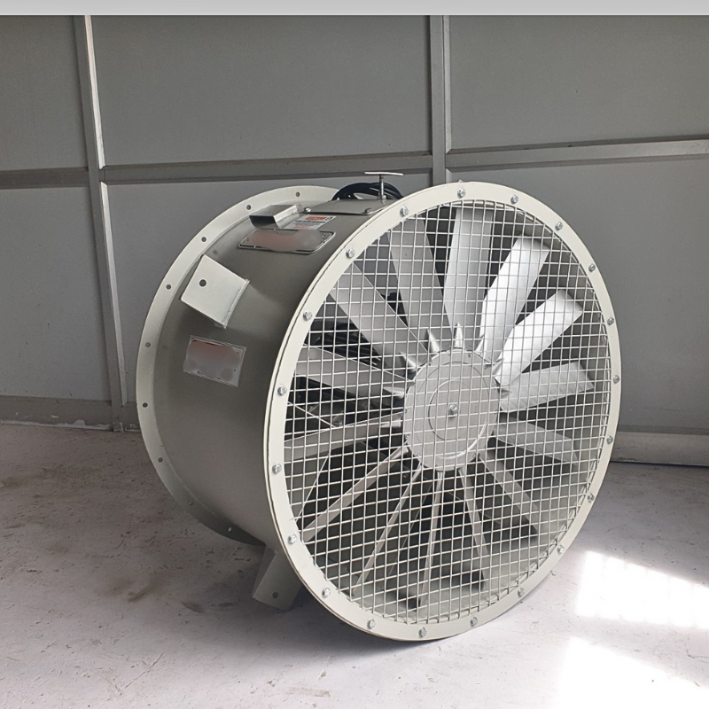 Крупный осевой вентилятор для вентиляции производственных помещений: надёжное решение для чистого воздуха и комфорта сотрудников