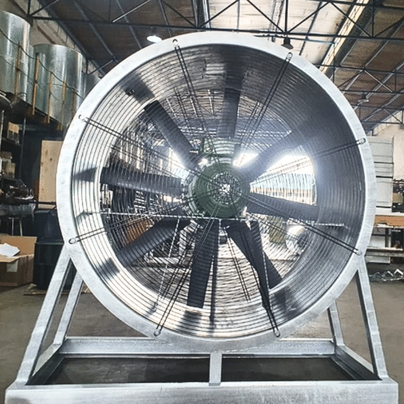 Эффективная промышленная вентиляция: осевой вентилятор с жалюзи — надёжный выбор для бизнеса в 2025 году