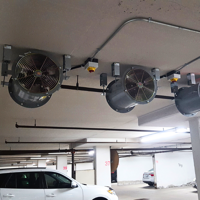 Крупный осевой вентилятор для вентиляции производственных помещений: чистый воздух без лишних затрат