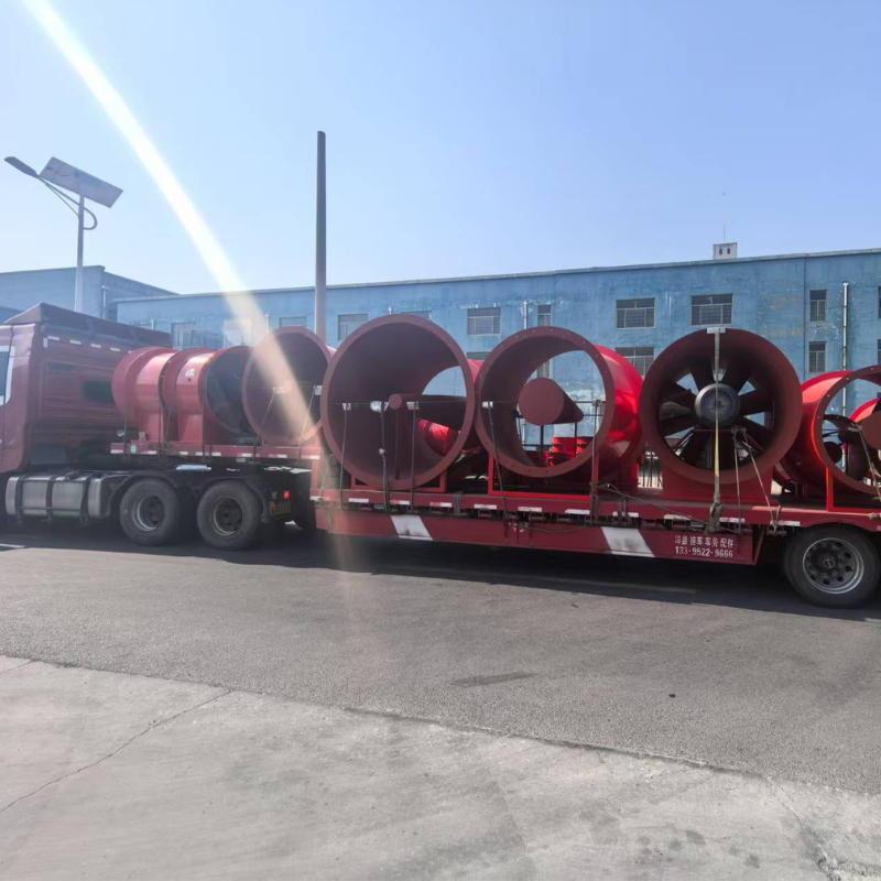 Заказ клиента из Перу: 8 главных вентиляторов успешно произведены и отправлены