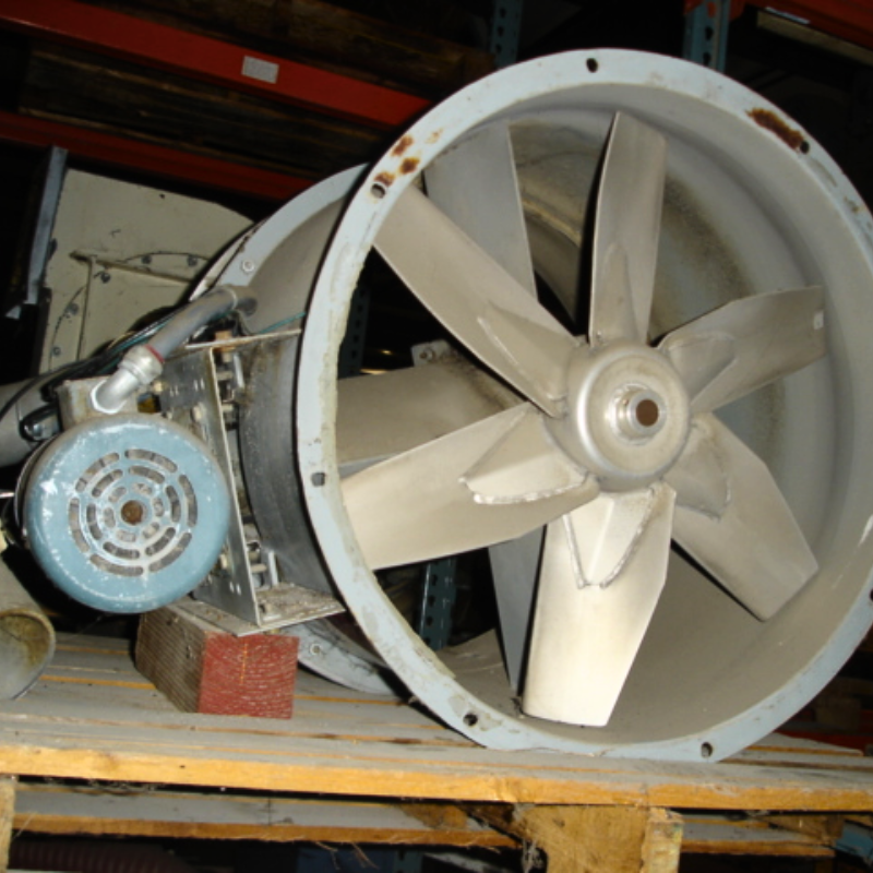 Аксиален вентилатор на стената за промишлена вентилация - компактност, ефективност, лекота на инсталиране