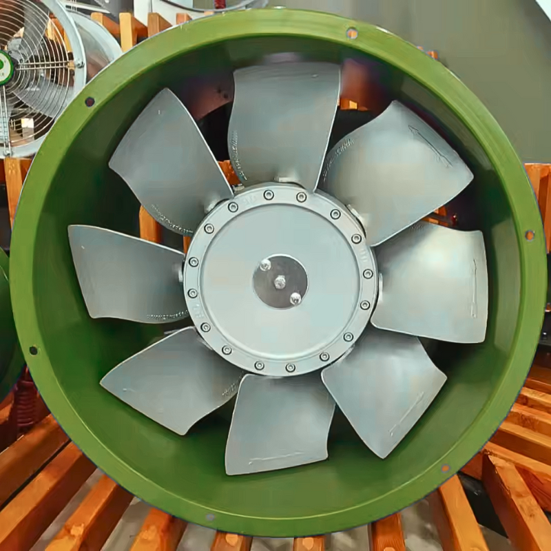 కాంపాక్ట్ శక్తి: సమర్థవంతమైన వెంటిలేషన్ కోసం పారిశ్రామిక అక్షసంబంధ అభిమాని Ø300 మిమీ