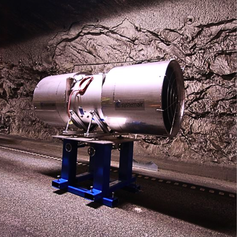 Мощният аксиален вентилатор за тунелите е надеждно решение за вентилация на метрото и автотраса