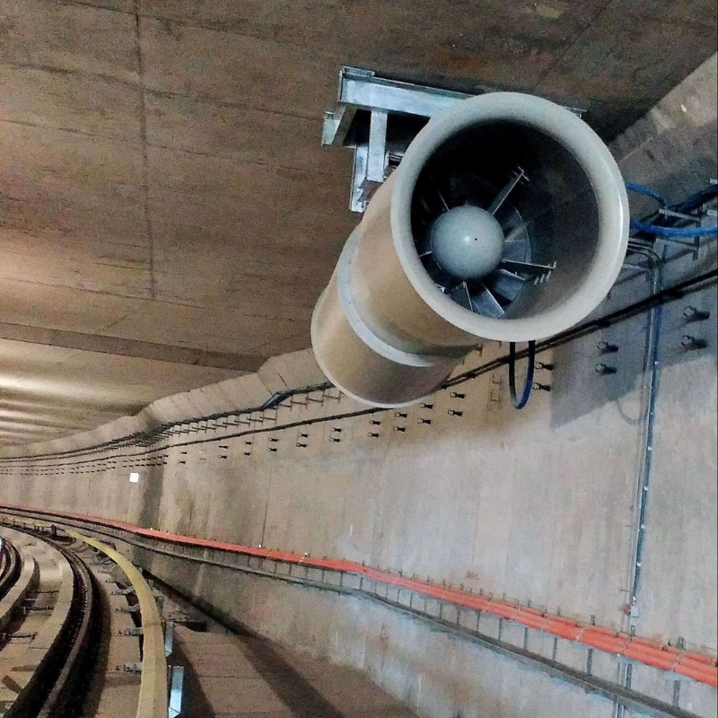 Осевые туннельные вентиляторы: надёжная вентиляция для автодорожных и ж/д тоннелей