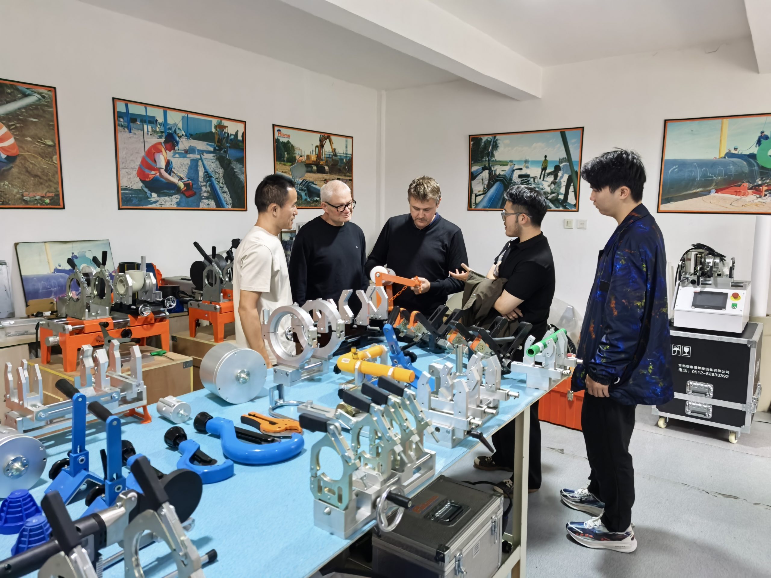 plastic pipe welding machine