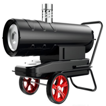 135 кВт портативный дизельный обогреватель для тяжелых условий эксплуатации Промышленный принудительный воздушный обогреватель Быстрый нагрев Строительные площадки Гаражи 220 В PLC Подшипник