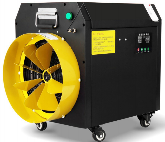 Промышленный интеллектуальный электрический нагреватель из нержавеющей стали для теплиц с автоматическим регулированием температуры и ребрами для теплопроводности