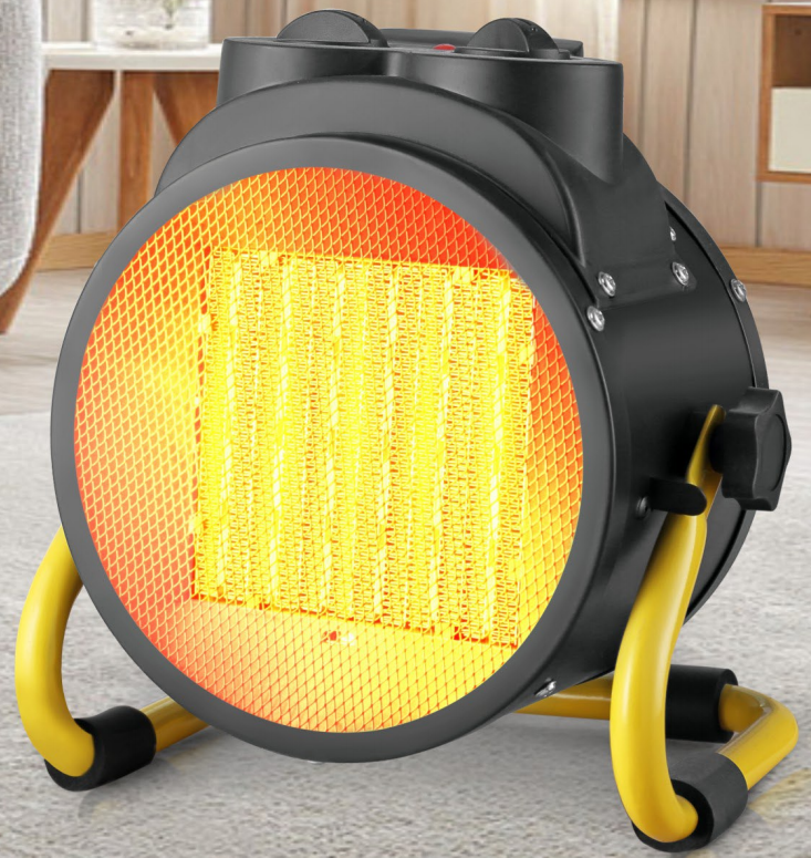 220 В Домашний обогреватель с вентилятором IPX4 Водонепроницаемый Поворотная головка Три скорости Регулировка температуры Двойное назначение Домашний обогреватель для ванной комнаты Основной двигатель