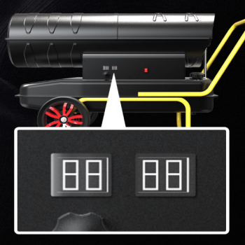 70 кВт портативный дизельный воздухонагреватель из нержавеющей стали для промышленного принудительного обогрева строительных складов с защитой от перегрева
