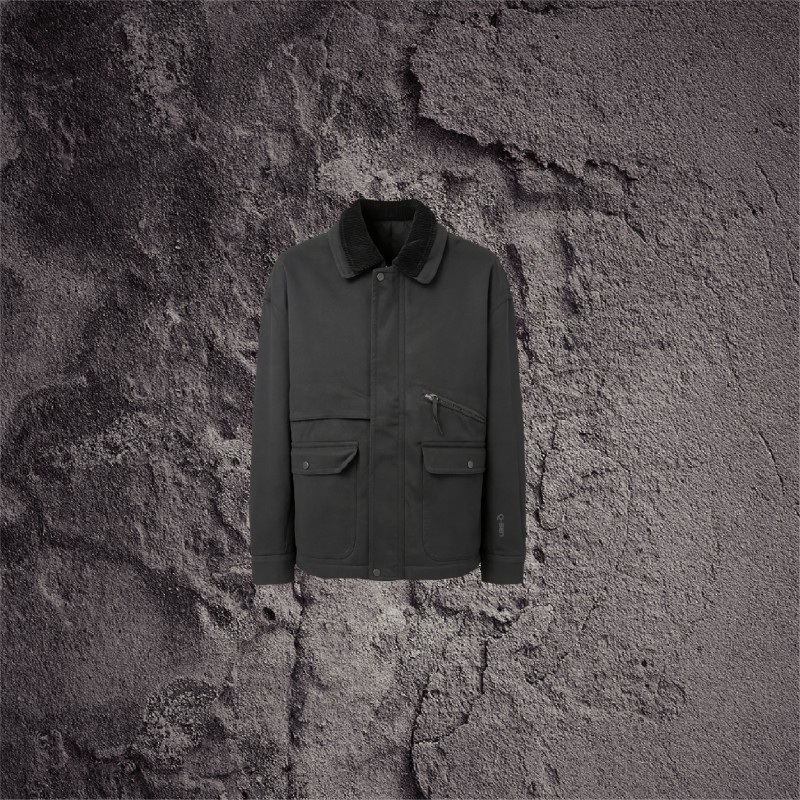 AW26-27 Мужская тканевая куртка с отложным воротником