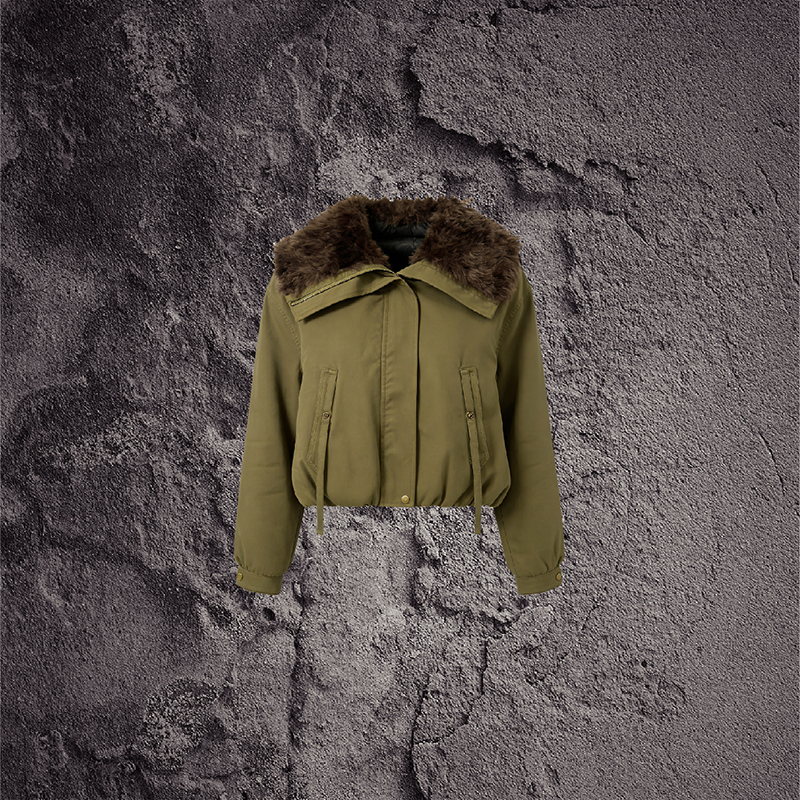 AW27-28 Женская хлопковая куртка из ткацкой ткани