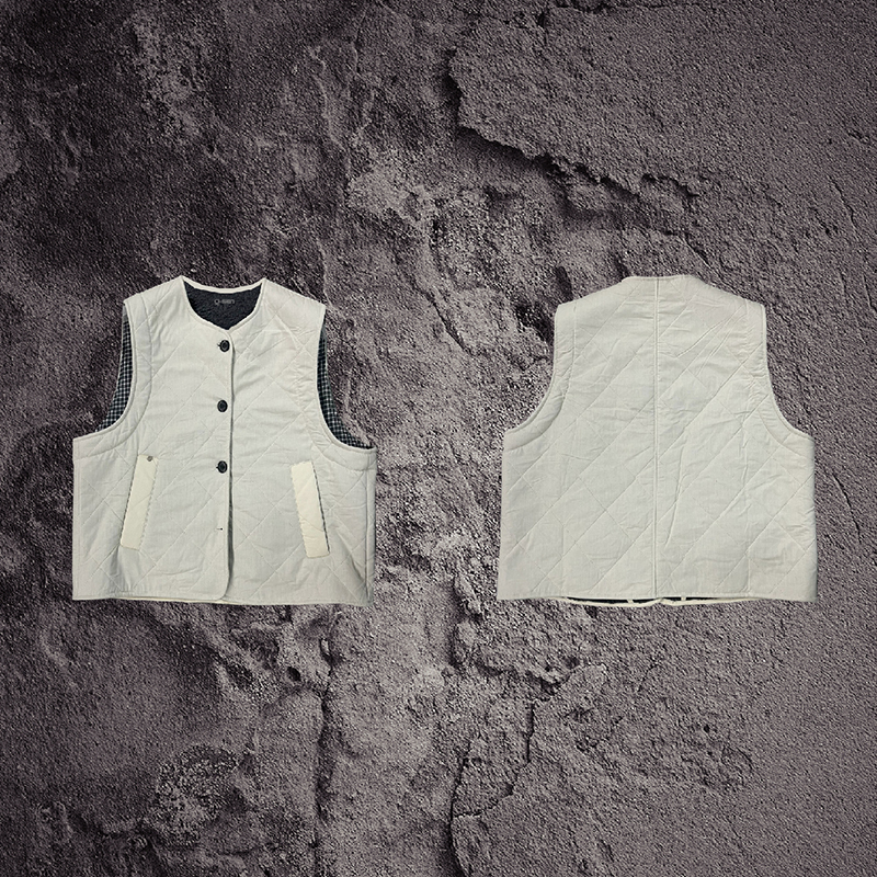 Жилет тканый хлопковый женский AW26-27