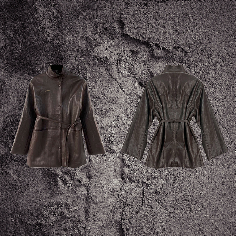 Кожаная куртка для женщин AW26-27