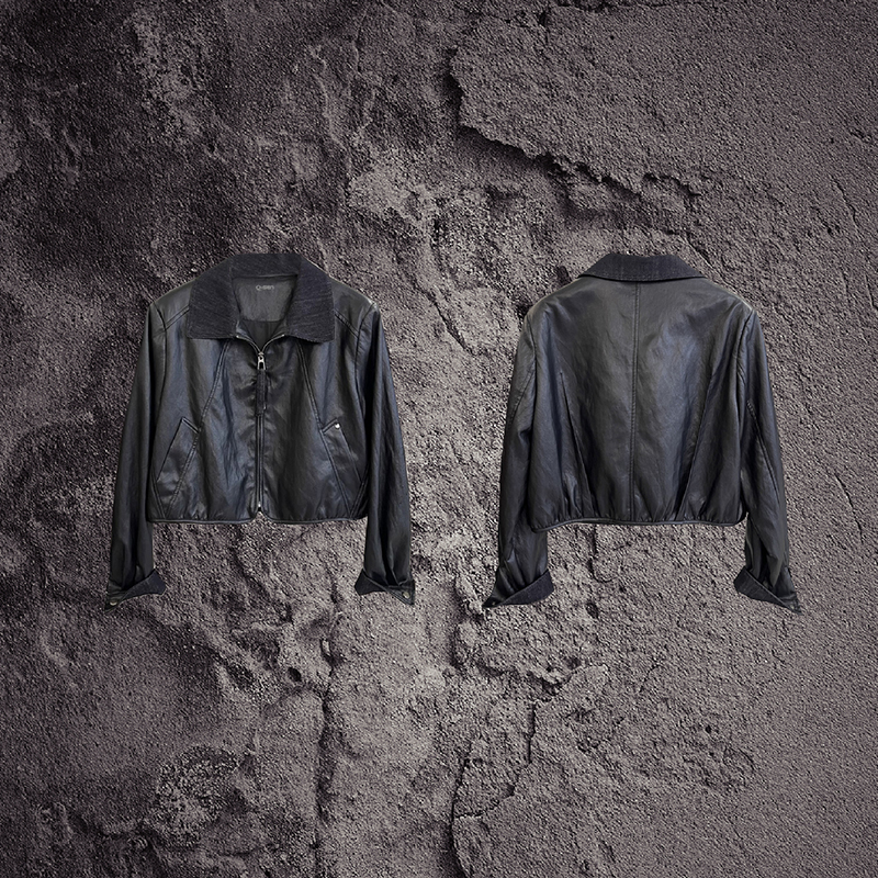 Кожаная куртка для женщин AW26-27