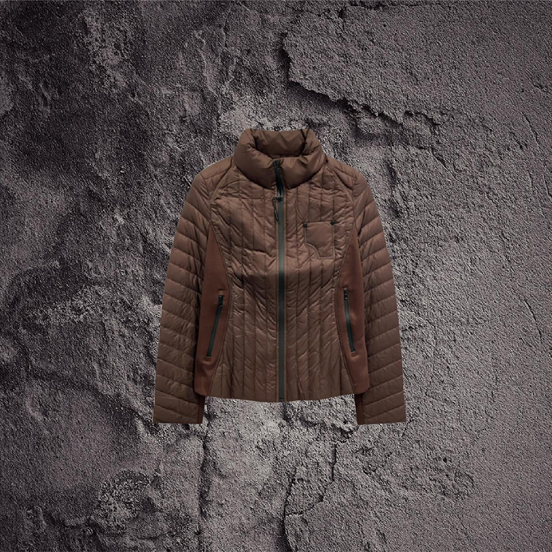 Коллекция AW27-28 Женская тканевая утепленная куртка