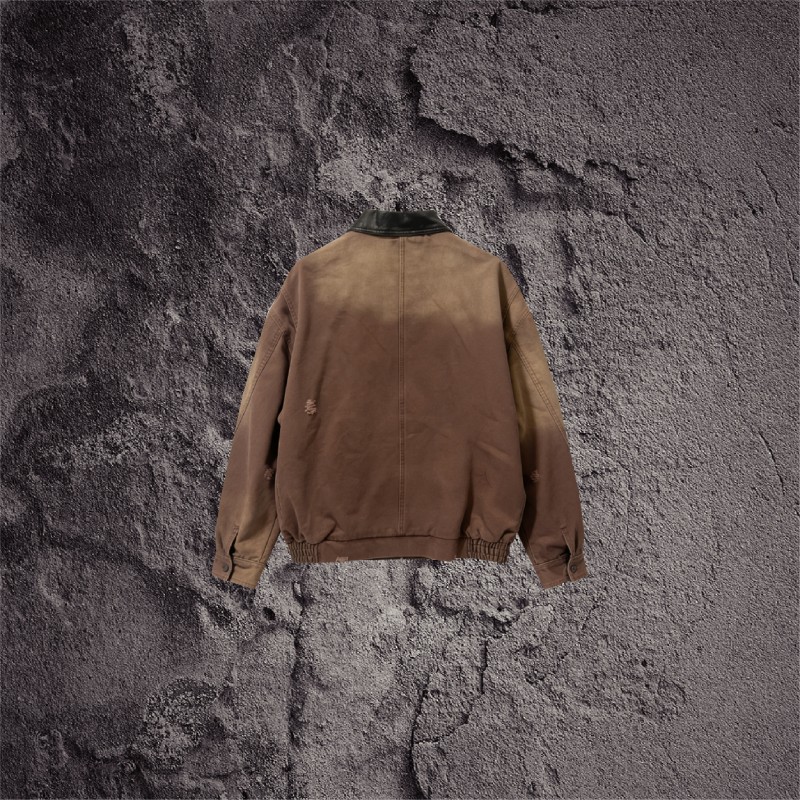 Куртка мужская тканевая с отложным воротником AW26-27