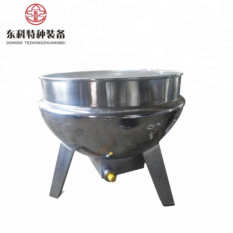 Вертикальный паровой котел с рубашкой из нержавеющей стали 304: эффективный нагрев паром, безопасен для пищевых продуктов