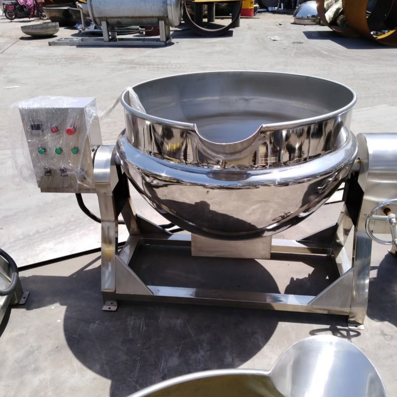 Наклонный электрический чайник с рубашкой, разработанный по индивидуальному заказу, прямые продажи с завода. Возможно изготовление по индивидуальному заказу!