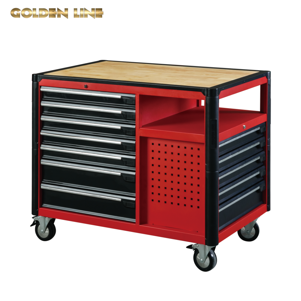 Как выбрать набор инструментов в тележке красный оптом?