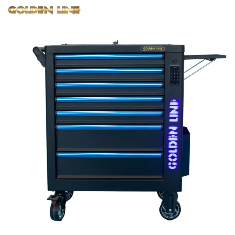 GL3307 - SS- да цифров замк инструмент GongJuChe, с боков поднос и bluetooth колонк - Jiangsu Goldenline Intelligent Equipment Co., Ltd.