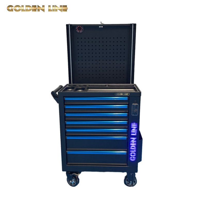 GL3307 - SS- да цифров замк инструмент GongJuChe, с боков поднос и bluetooth колонк - Jiangsu Goldenline Intelligent Equipment Co., Ltd.