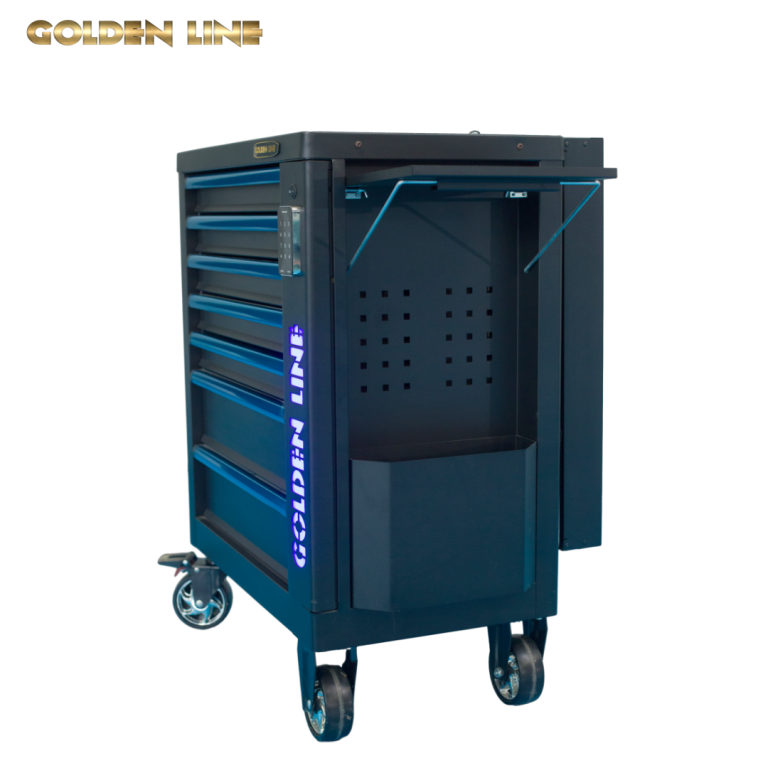 GL3307 - SS- да цифров замк инструмент GongJuChe, с боков поднос и bluetooth колонк - Jiangsu Goldenline Intelligent Equipment Co., Ltd.