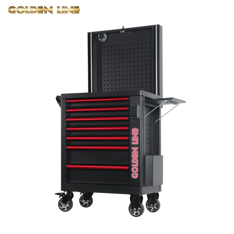 GL3307 - SS- да цифров замк инструмент GongJuChe, с боков поднос и bluetooth колонк - Jiangsu Goldenline Intelligent Equipment Co., Ltd.