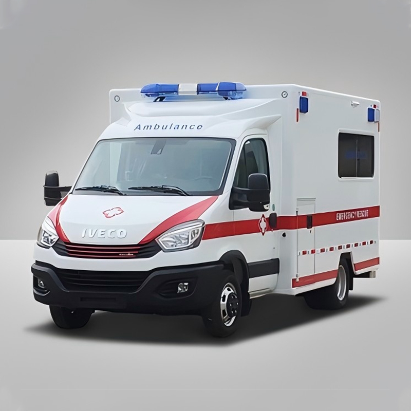 APK Автомобиль скорой помощи Nanjing Iveco с кузовом фургонного типа и дизельным двигателем с АКПП