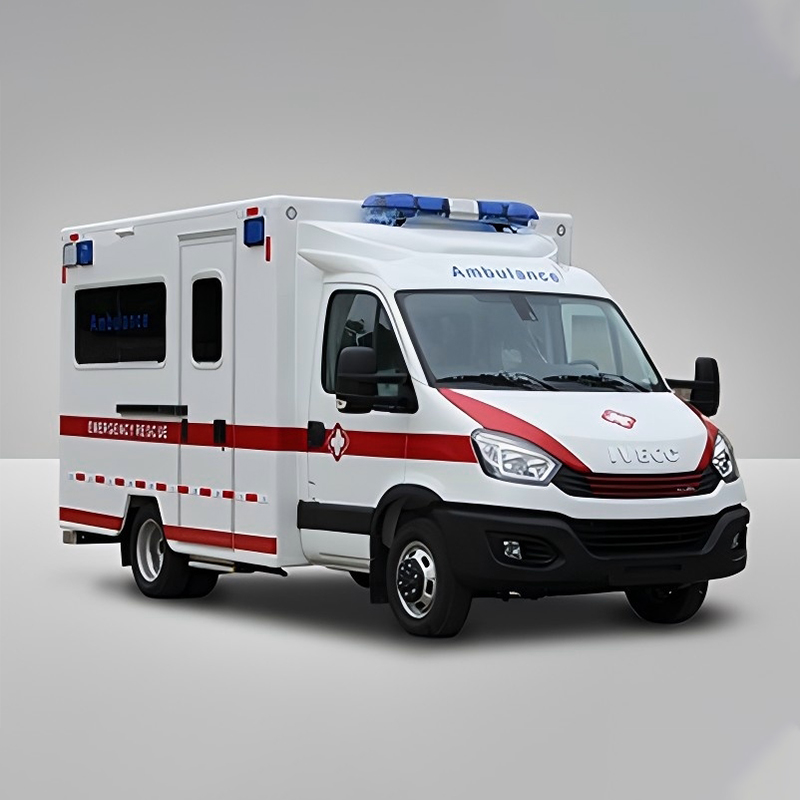 APK Автомобиль скорой помощи Nanjing Iveco с кузовом фургонного типа и дизельным двигателем с АКПП