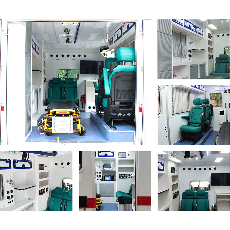 APK Автомобиль скорой помощи Nanjing Iveco с кузовом фургонного типа и дизельным двигателем с АКПП