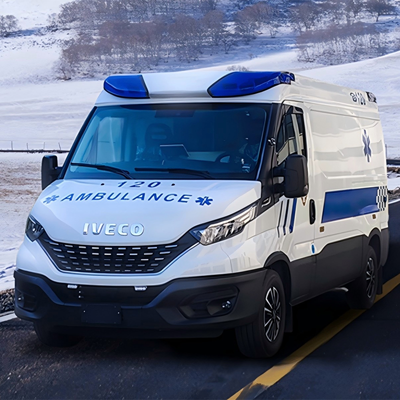 APK Дизельный автомобиль скорой помощи Iveco с высокой крышей и автоматической коробкой передач