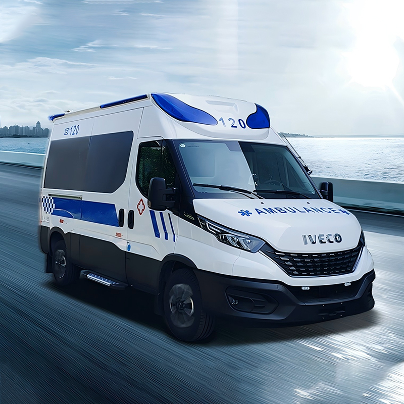 APK Дизельный автомобиль скорой помощи Iveco с высокой крышей и автоматической коробкой передач
