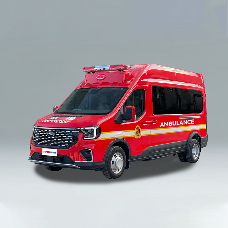 APK  Красный автомобиль скорой помощи Ford Transit V363 (дизель, автоматическая коробка передач)