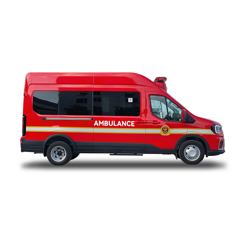 APK  Красный автомобиль скорой помощи Ford Transit V363 (дизель, автоматическая коробка передач)