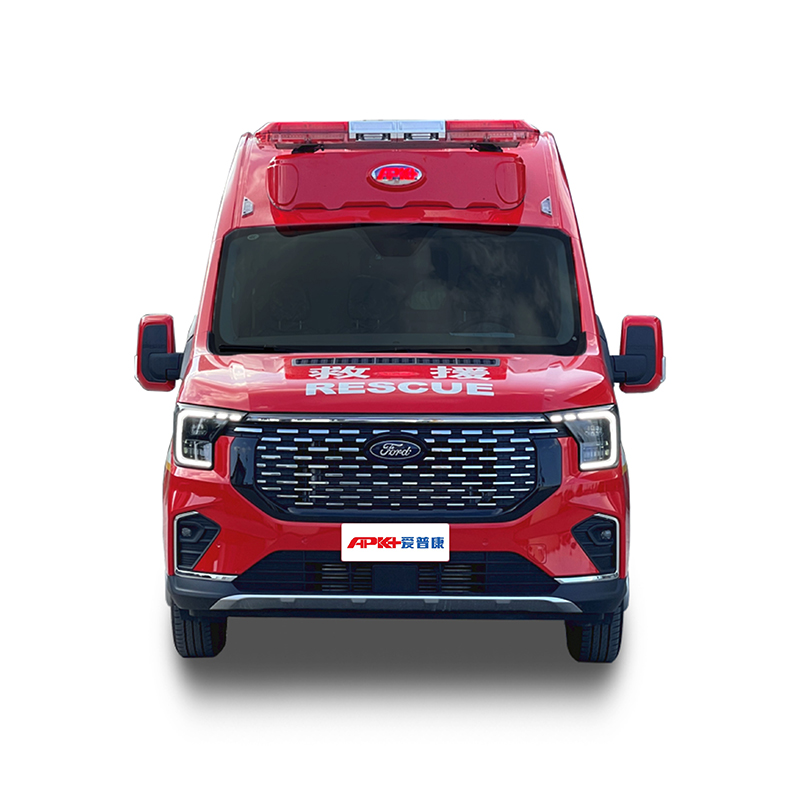 APK  Красный автомобиль скорой помощи Ford Transit V363 (дизель, автоматическая коробка передач)