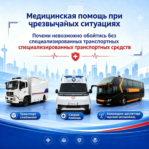 Почему специализированные транспортные средства необходимы для оказания неотложной медицинской помощи?