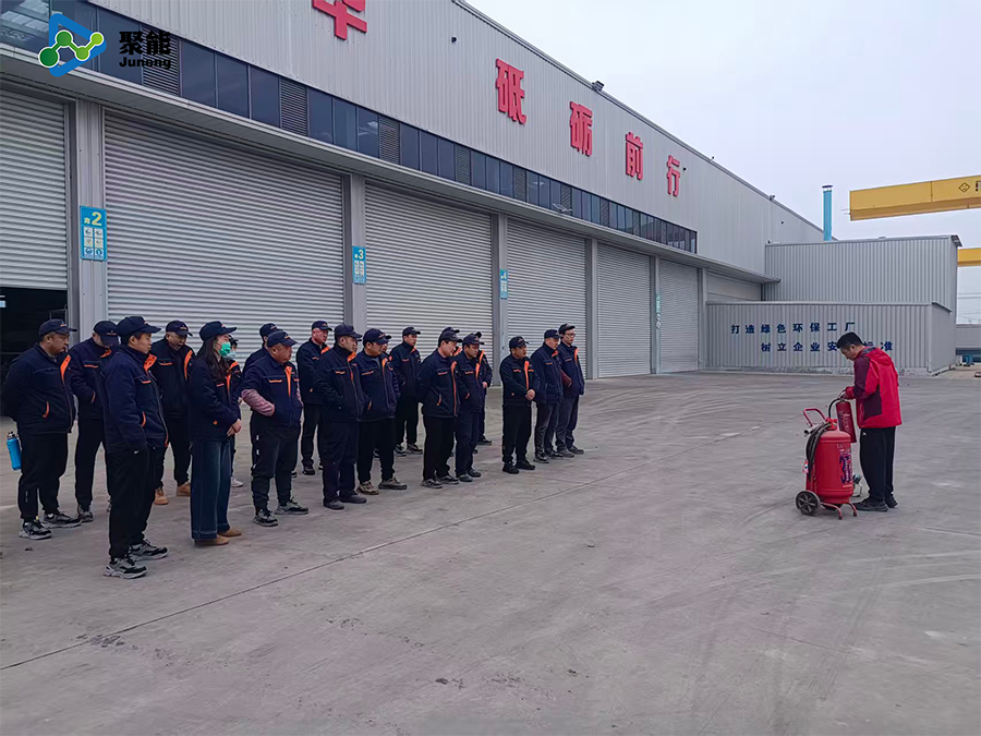Группа компаний Shandong Junneng Holding Group проводит специализированное обучение по пожарной безопасности перед началом проекта (2)