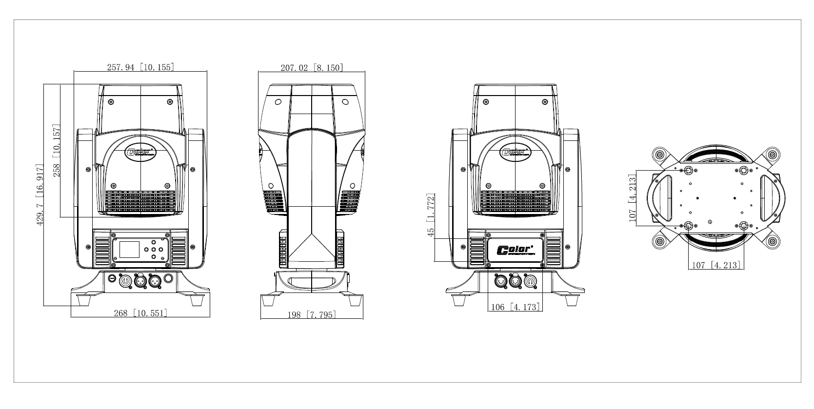 LB40 чертёж размеров