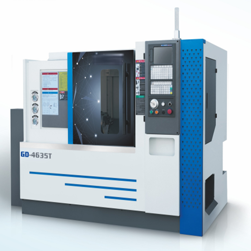 GD-4635T Вертикальный ЧПУ-центр высокоскоростной и высокоточного фрезерования, сверления и токарных работ для обработки металлов