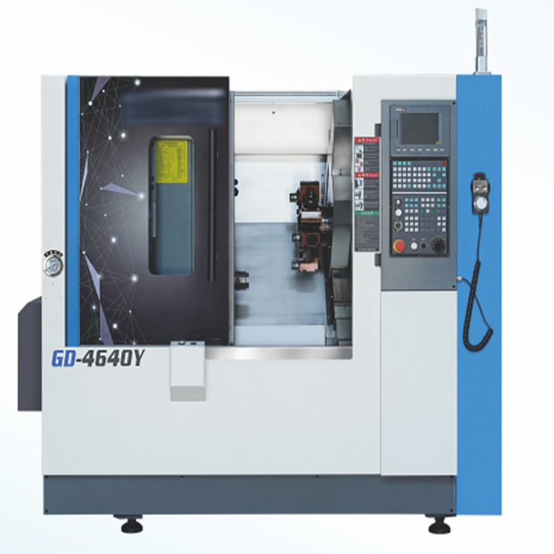 GD-4640Y Высокоскоростной продвинутый ЧПУ-станок с поворотным инструментальным магазином для токарной, сверлильной и фрезерной обработки металлов