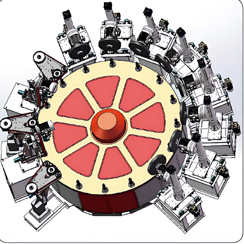 GF-005 Высококачественная многоголовка усовершенствованная автоматическая шлифовальная машина с чпу для металла